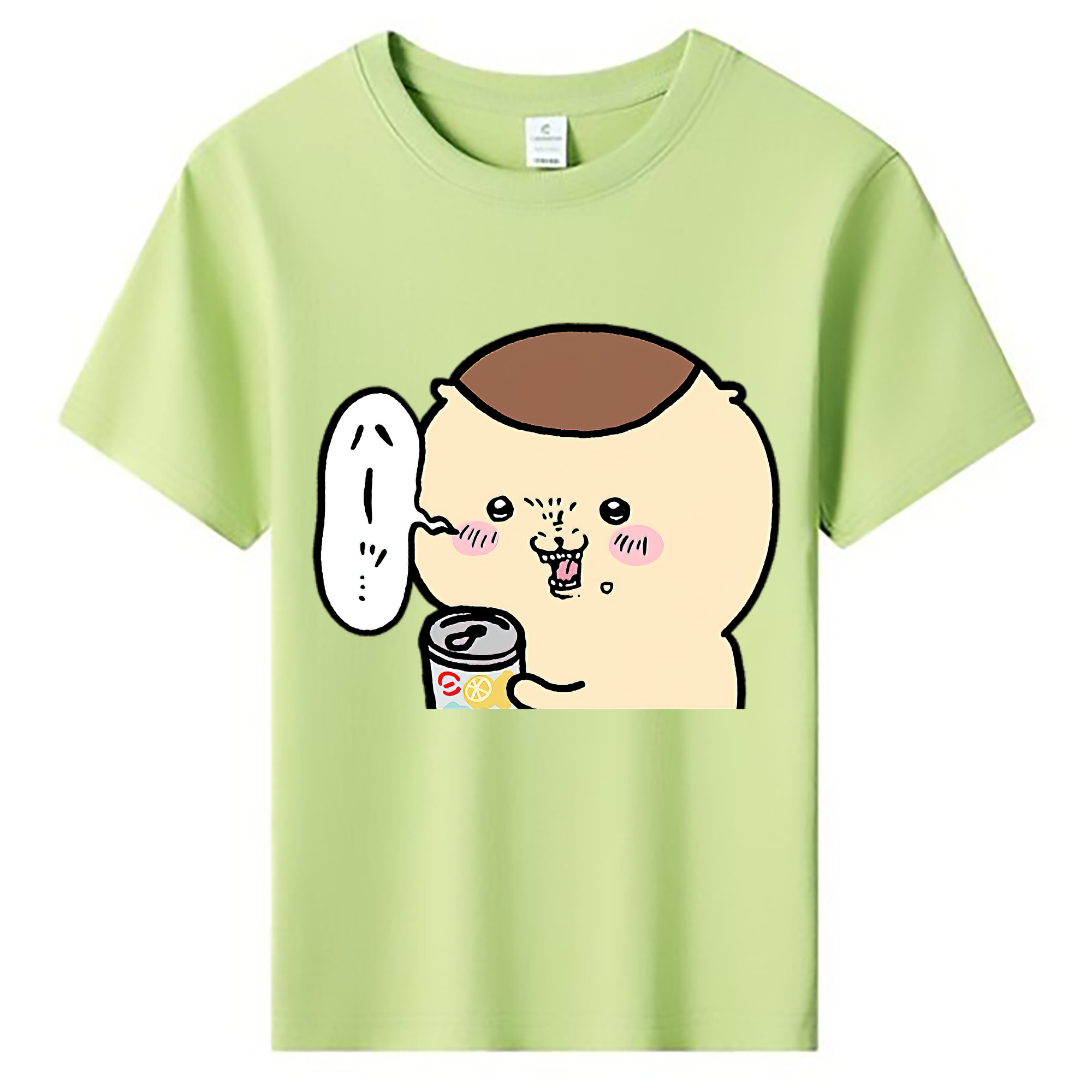 （画像用） ちいかわ くりまんじゅう Chii-kawa kuri manjū 綿100％キッズTシャツ（フロントプリント）